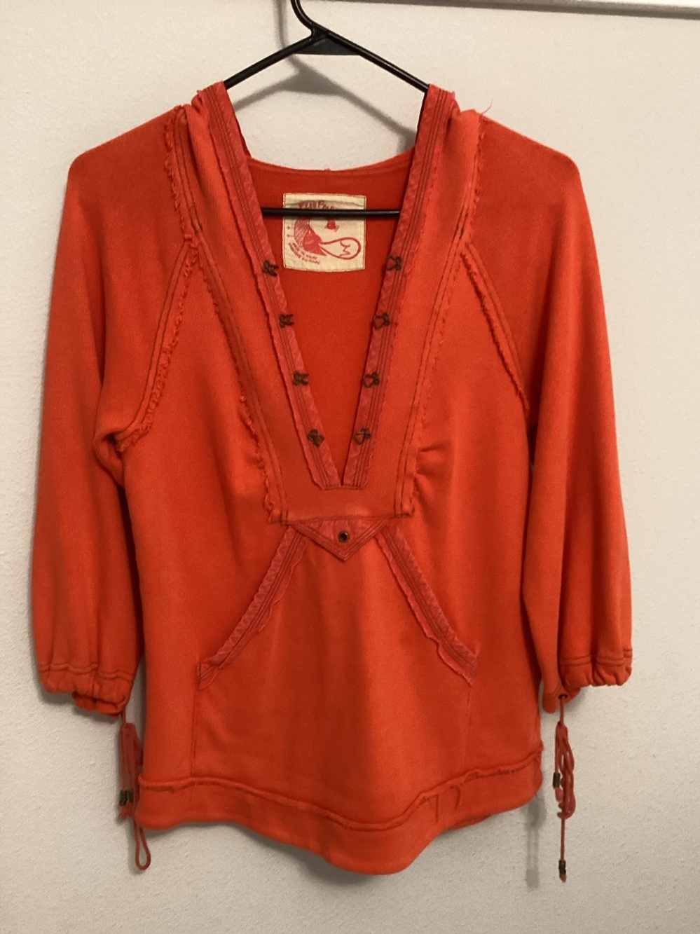 Vintage FreePeople hooded sweatshirt